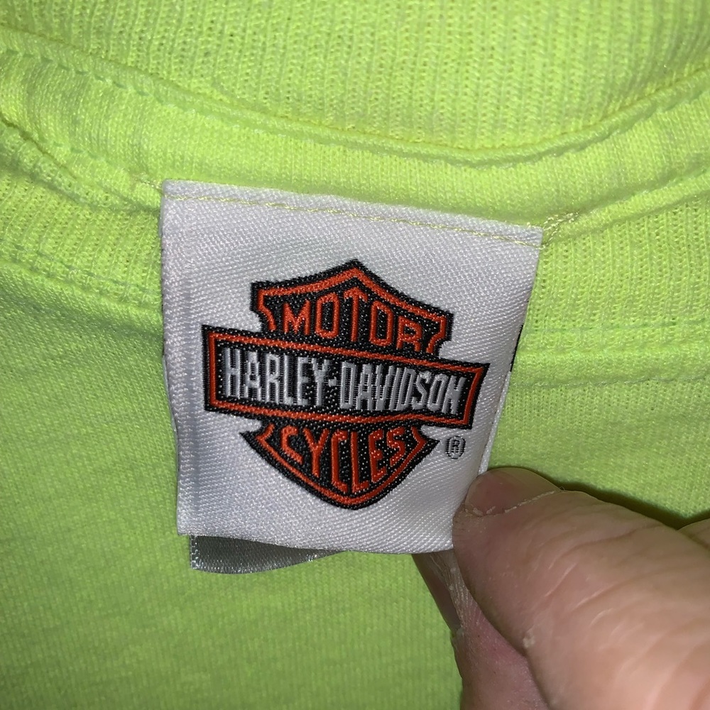 Fluorescent Harley Davison shirt Lake George - Picture 6 of 7